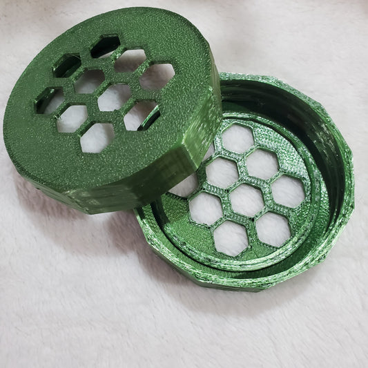 The Ultimate Honeycomb Multipurpose Lid for Mason Jars-3D Printed PLA
